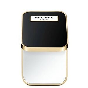Miu Miu Black and Gold Beauty Mirror